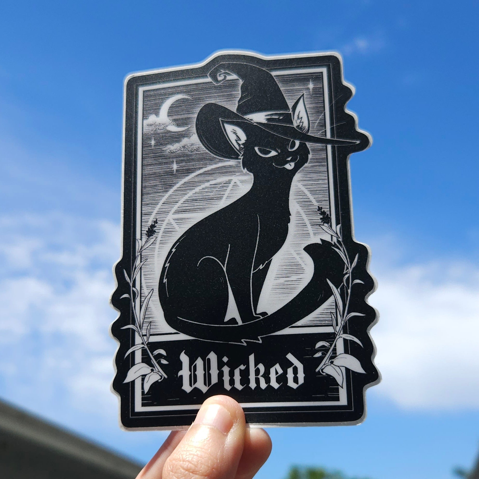 Wicked Cat Sticker