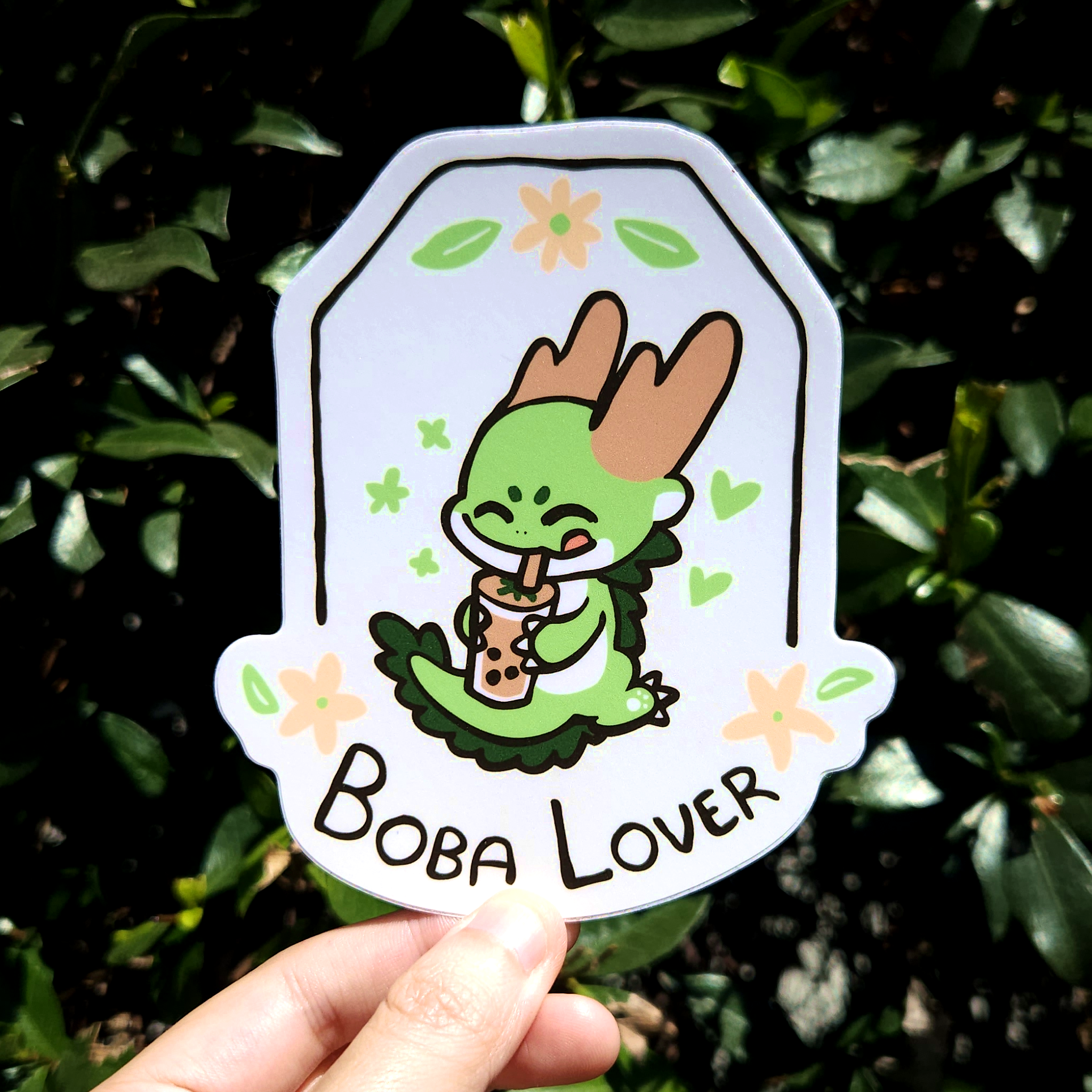 Boba Dragon Sticker