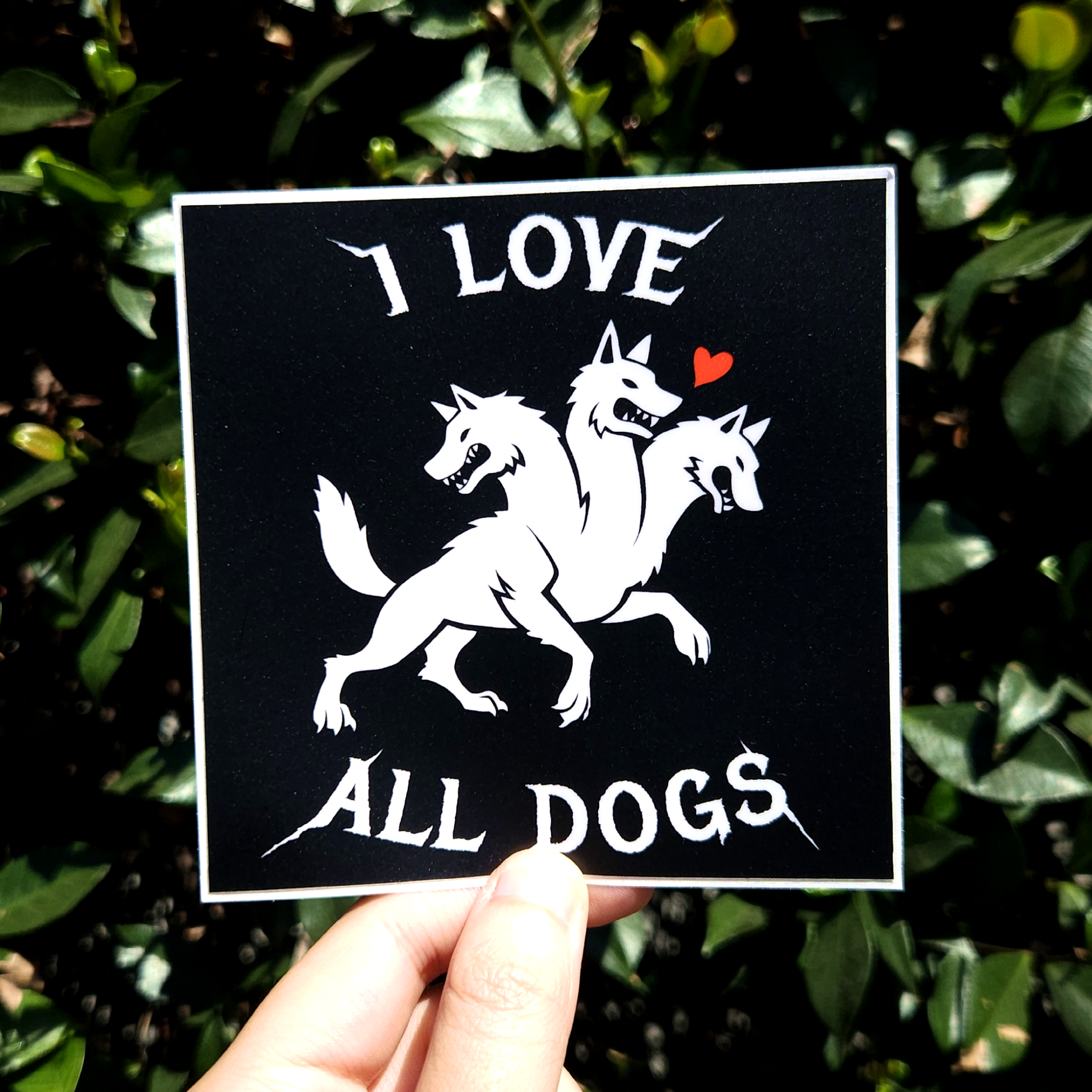 I Love ALL Dogs Sticker