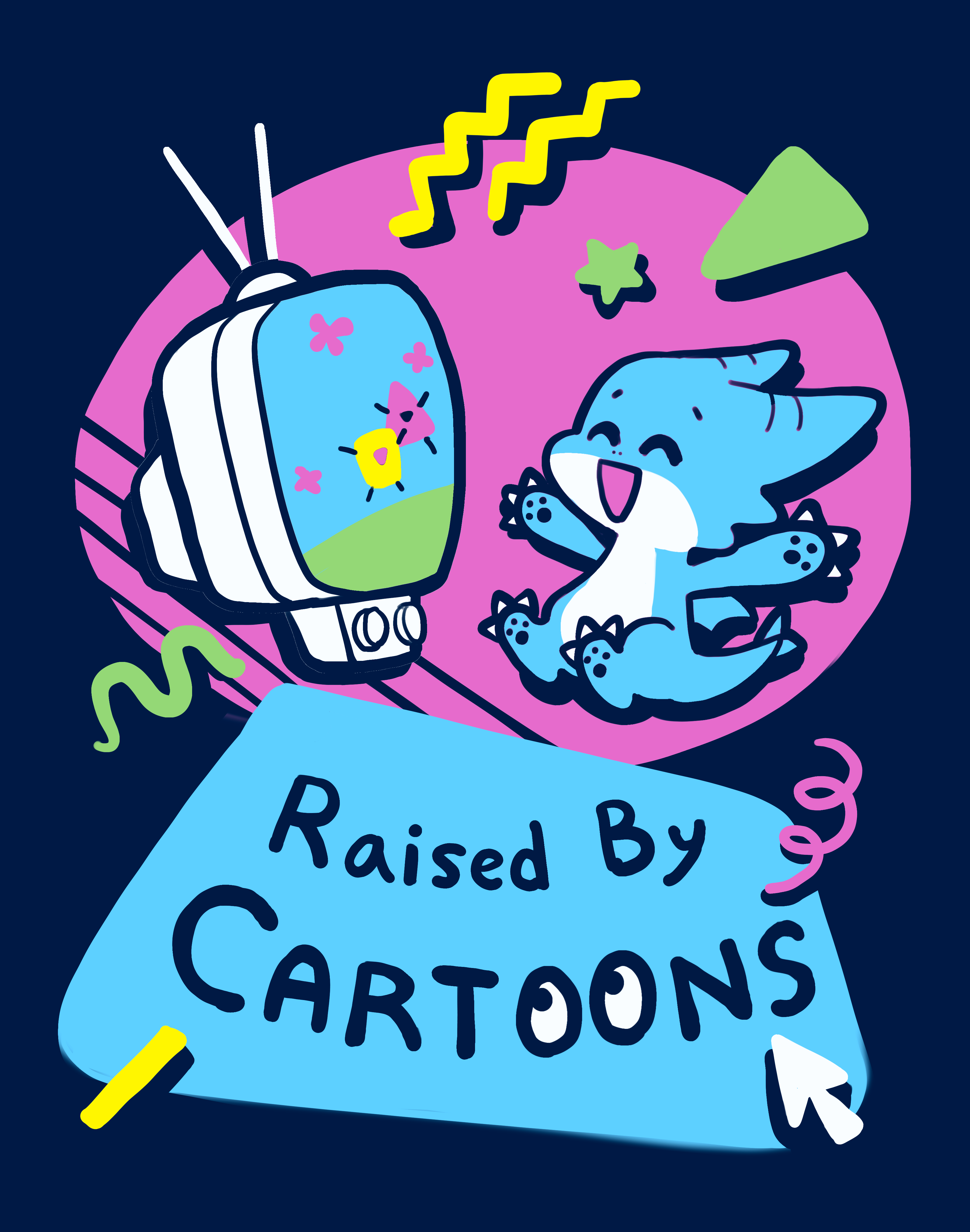 Raised by Cartoons Shirt!
