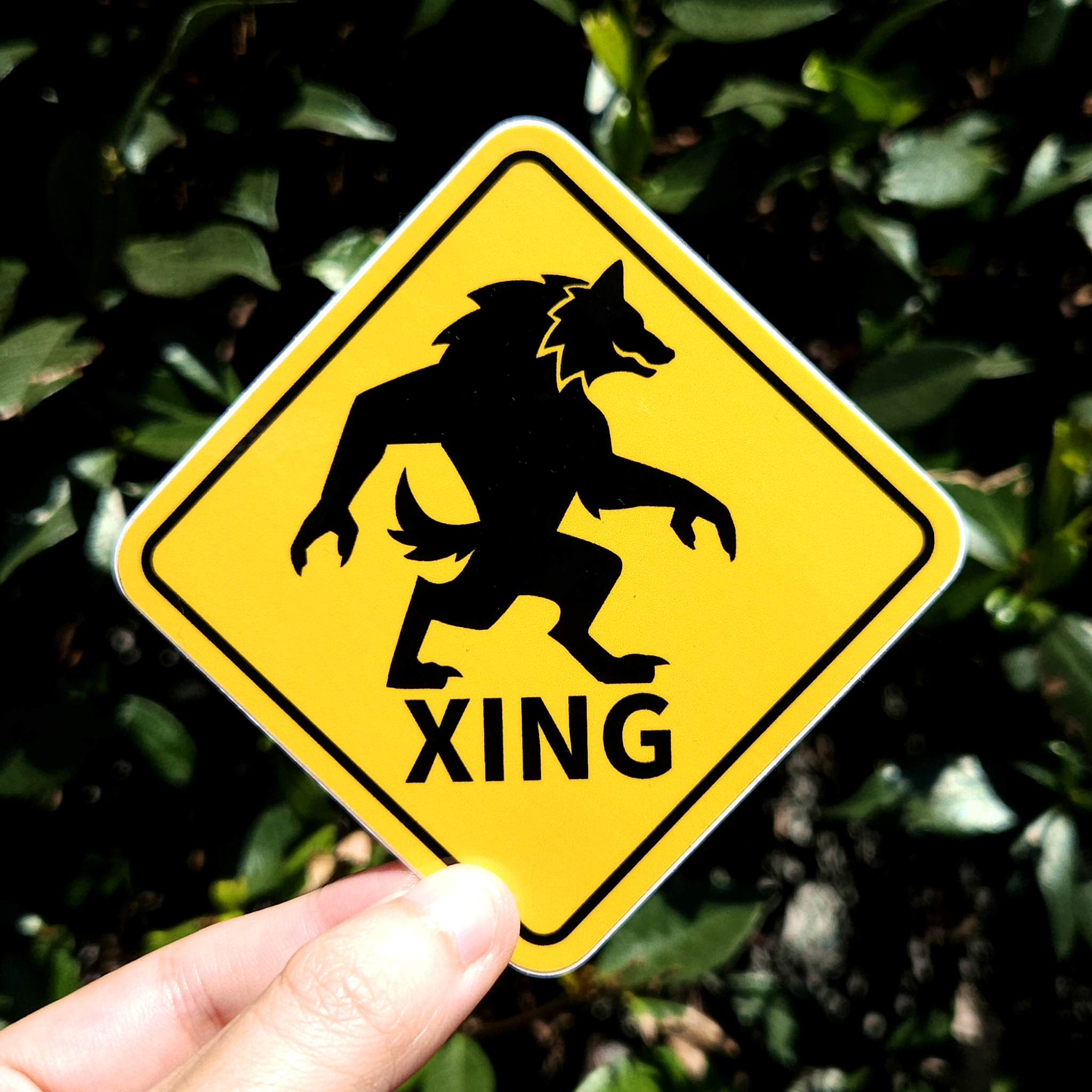 XING Werewolf Sticker