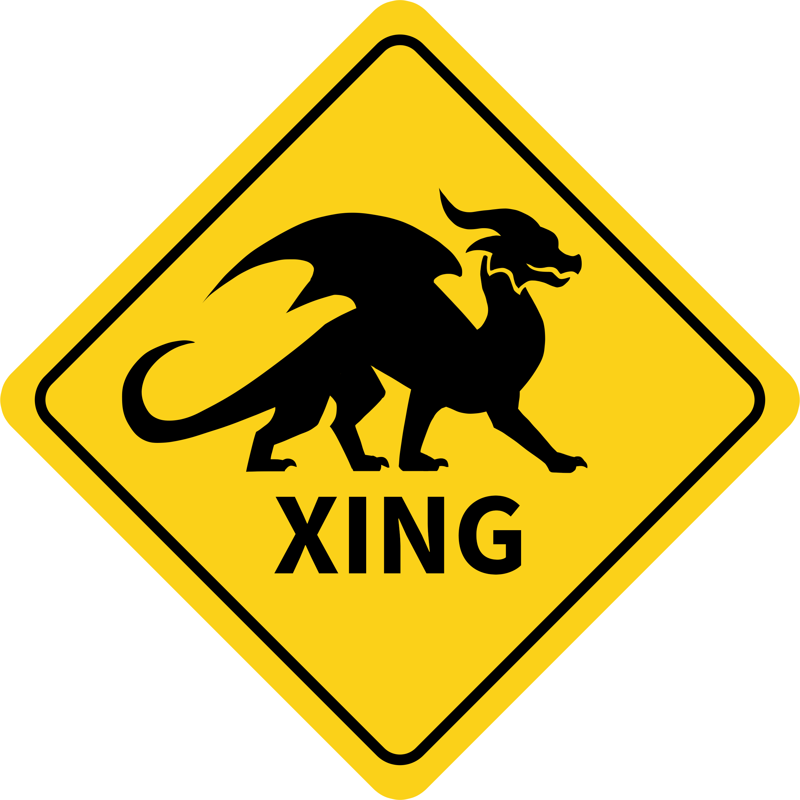 Dragon XING Sticker