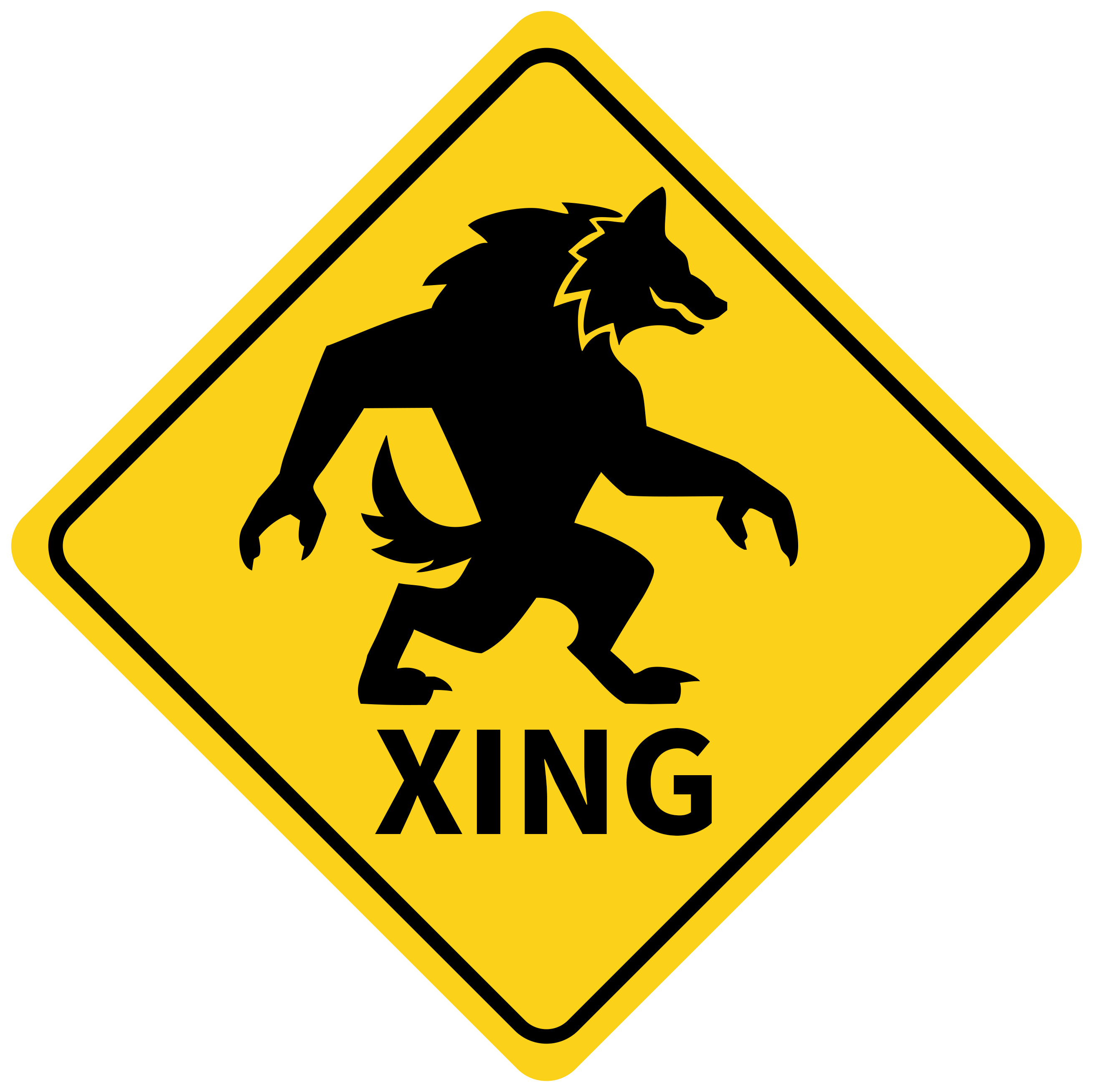 XING Werewolf Sticker