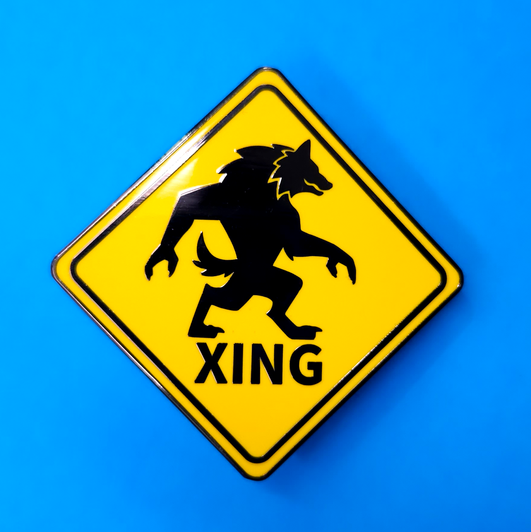 Werewolf XING Enamel Pin