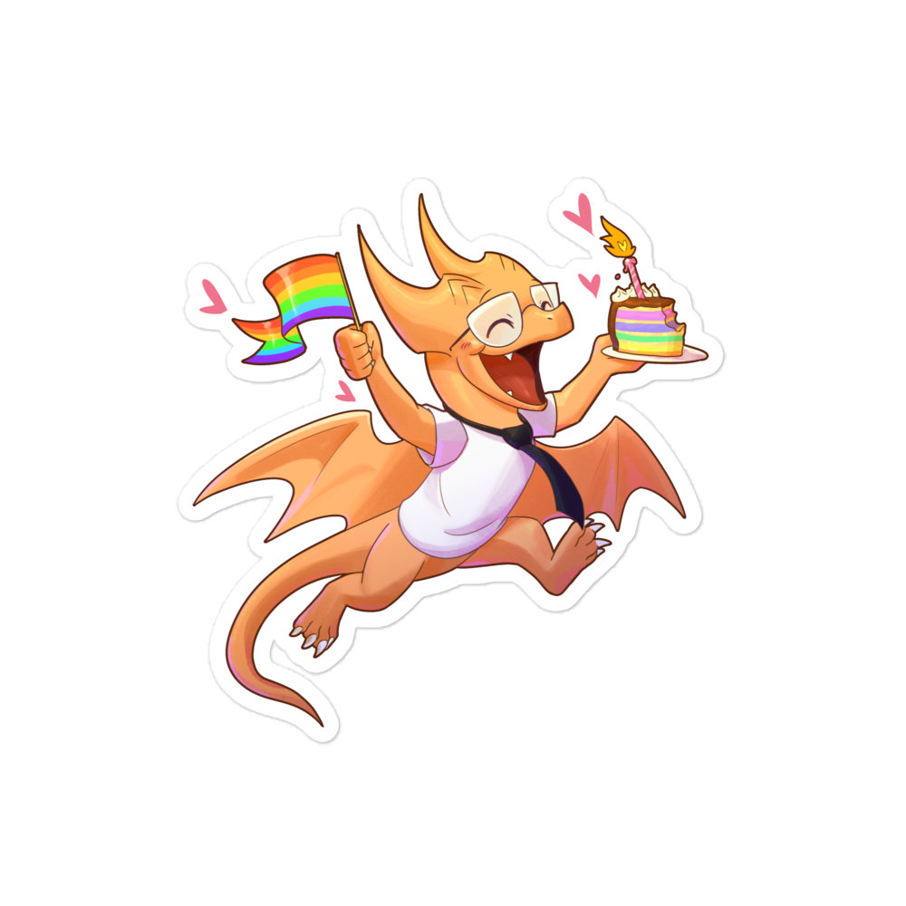Dragon Pride Sticker - Part Time Dragons