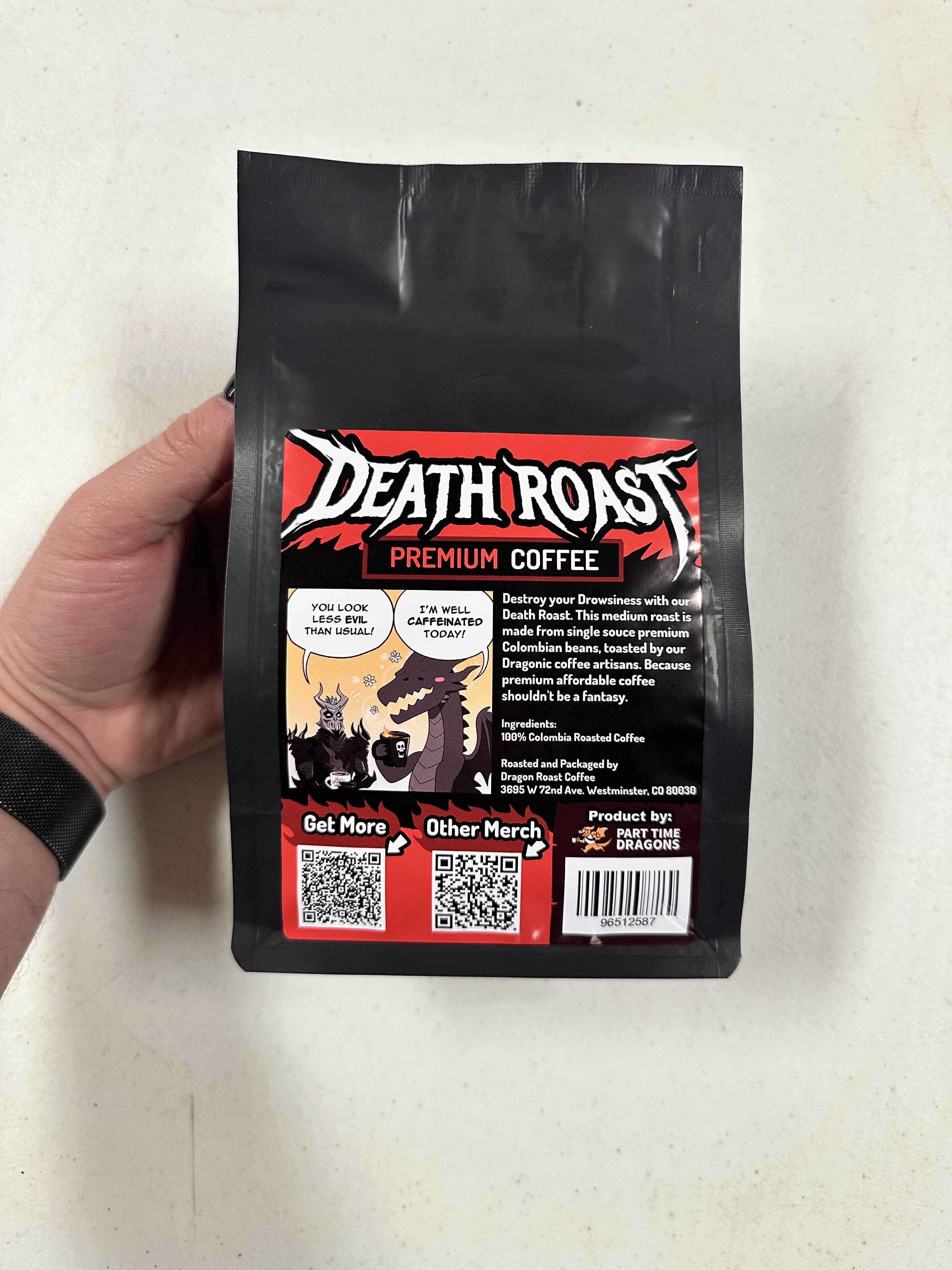 Death Roast Coffee - Violent Vanilla 10oz Bag