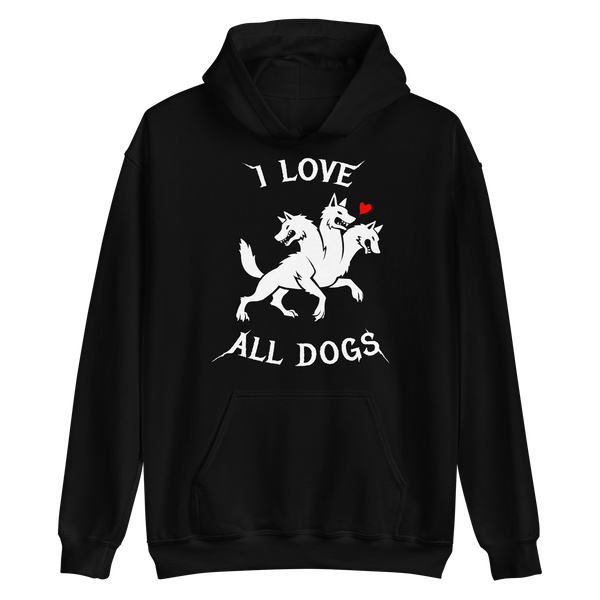 I Love All Dogs Hoodie