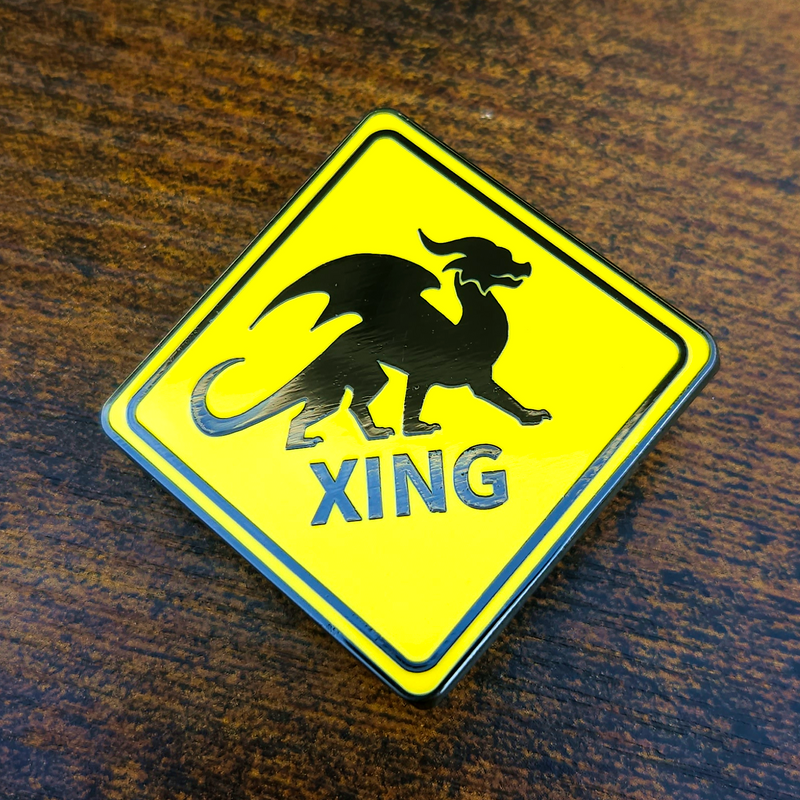 Dragon XING Enamel Pin