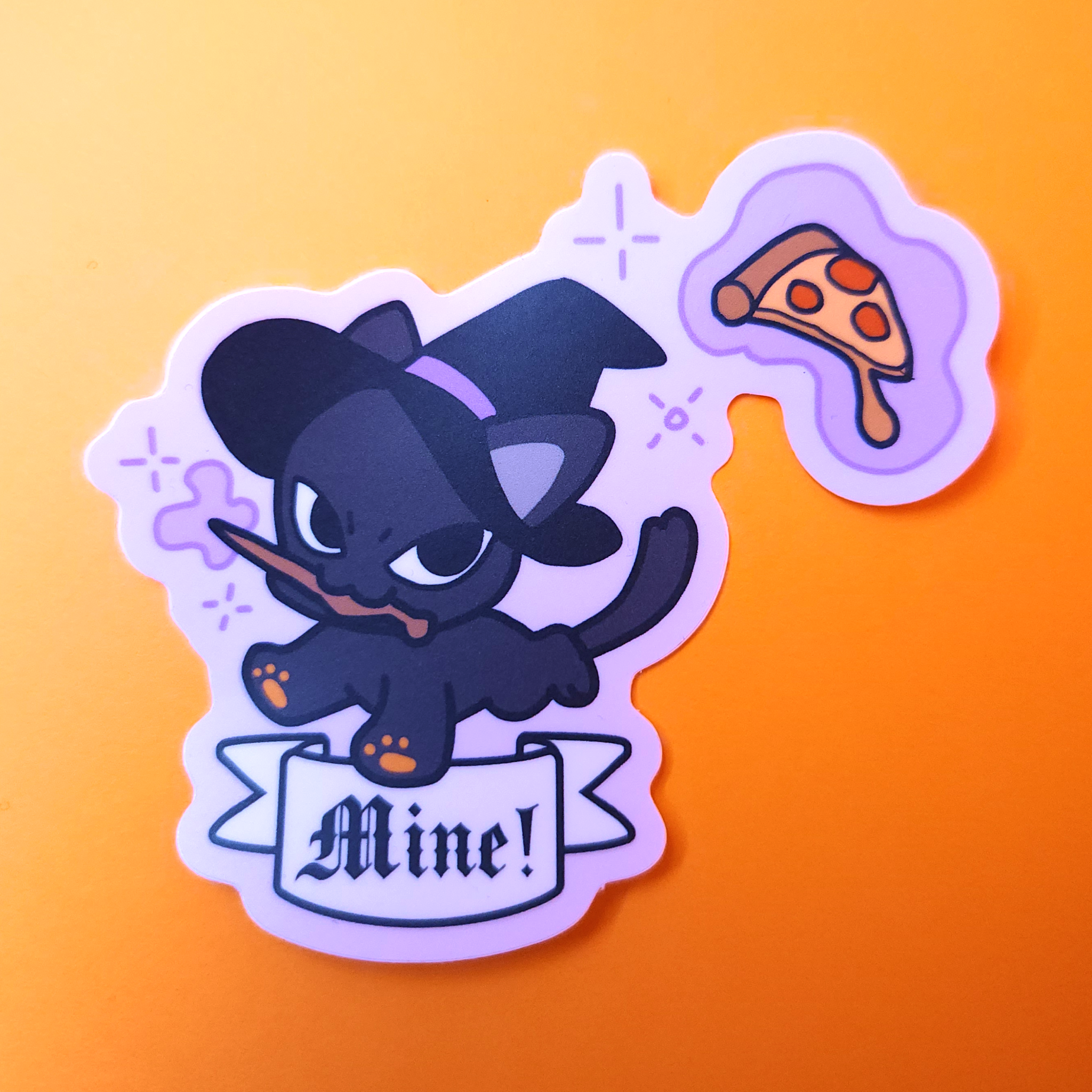 Pizza Cat Sticker