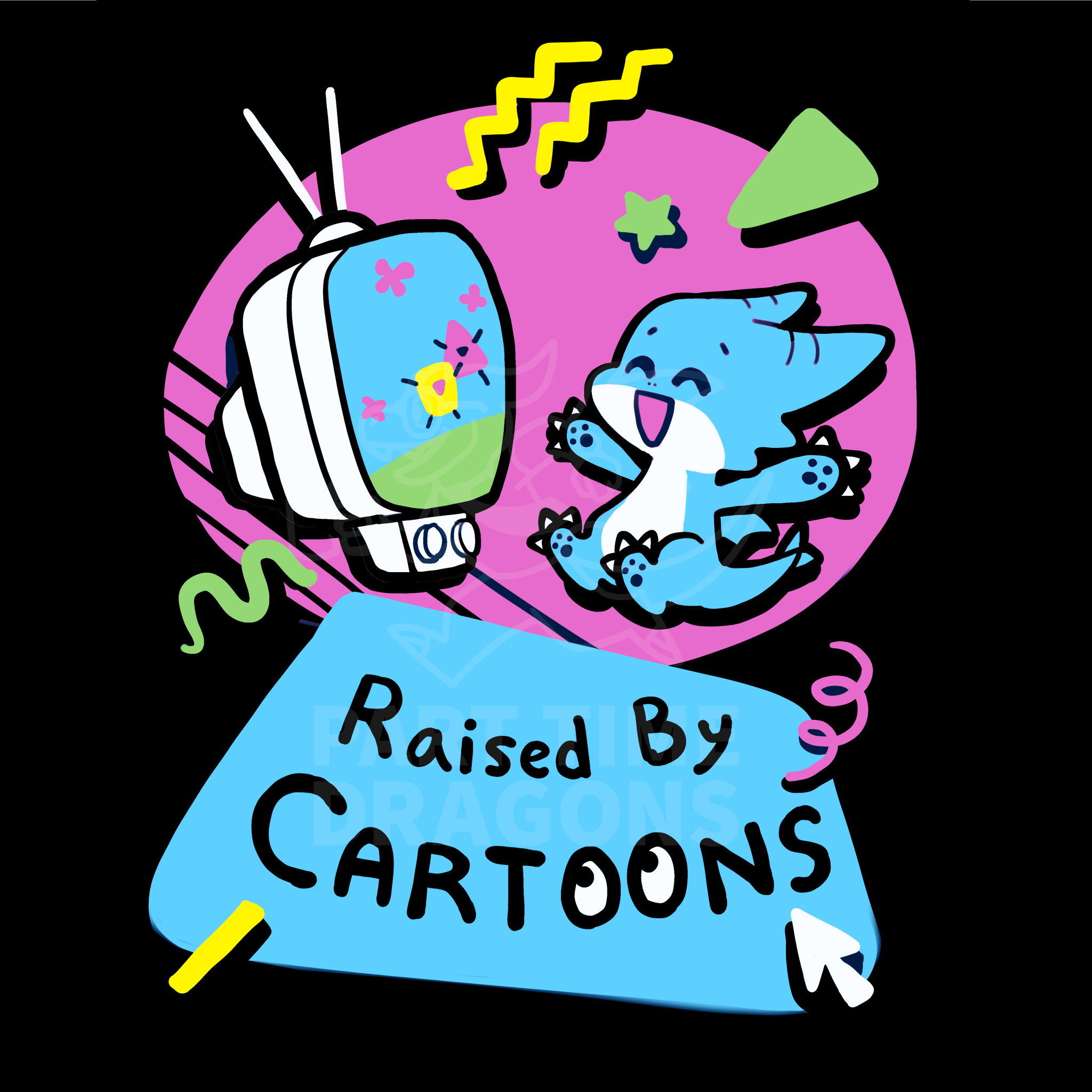Raised by Cartoons Shirt!