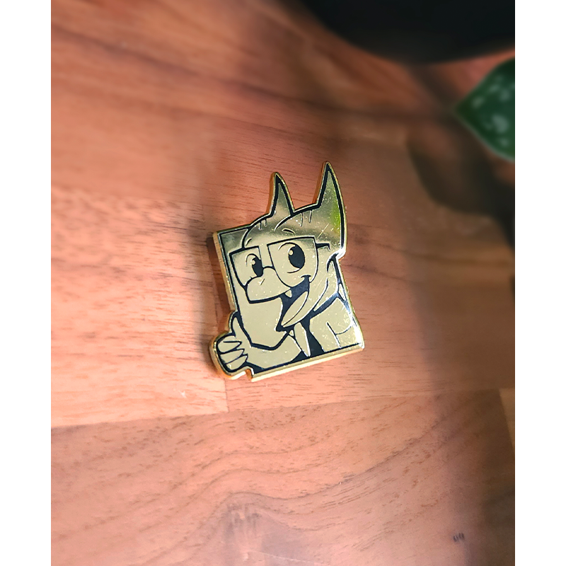 Dragon Enamel Pin - Golden Dev