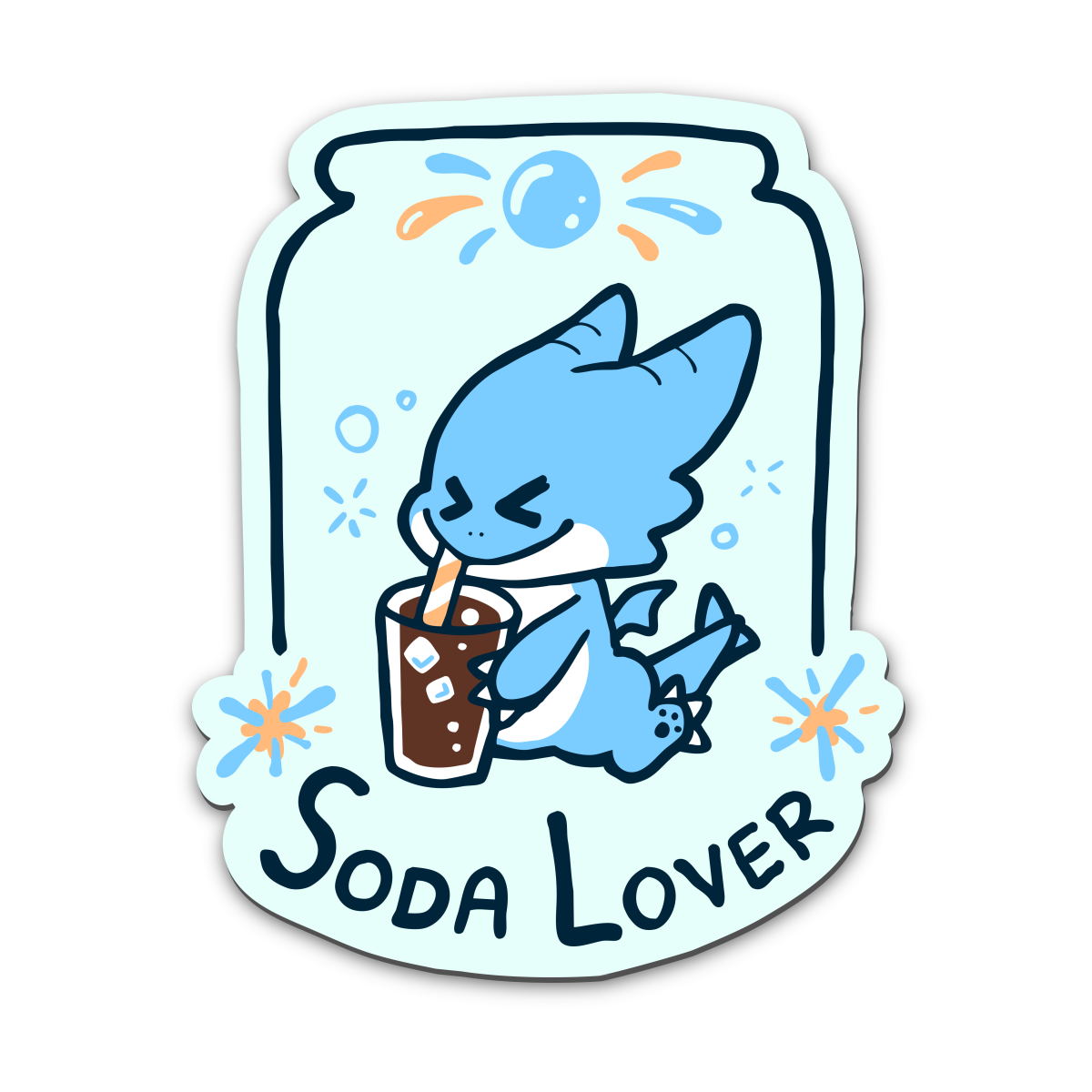 Soda Dragon Sticker