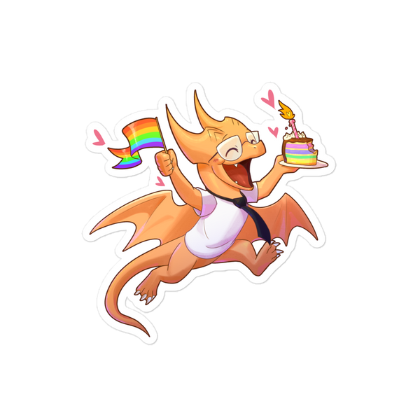 Dragon Pride Sticker - Part Time Dragons